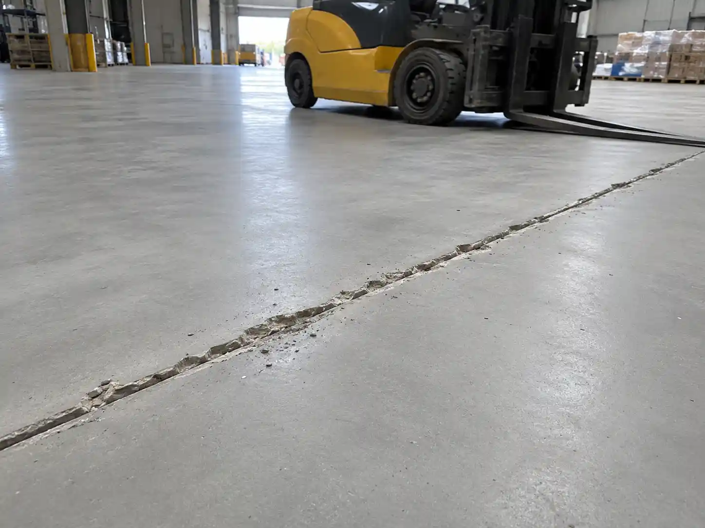 Warehouse concrete floor construction for industrial flooring and long-term slab durability